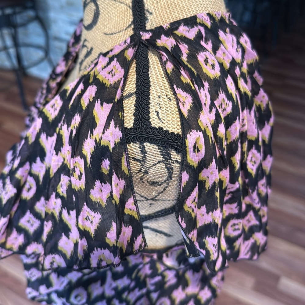 ❤️VINTAGE❤️ Louis Vuitton size 38 Italian monogram drawstring dress - Picture 5 of 7